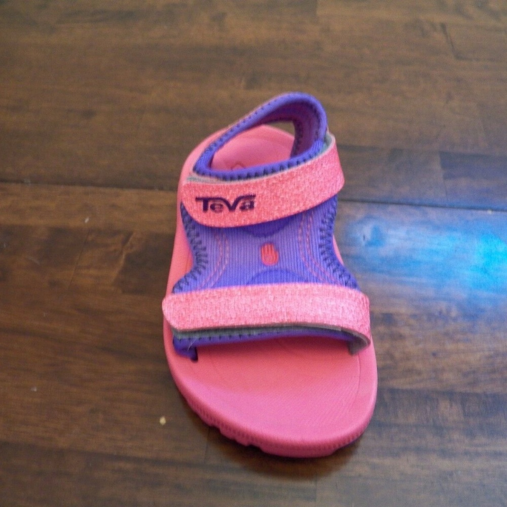 New Kids Teva Psyclone 3 Pink Purple Sandals - Picture 2 of 6